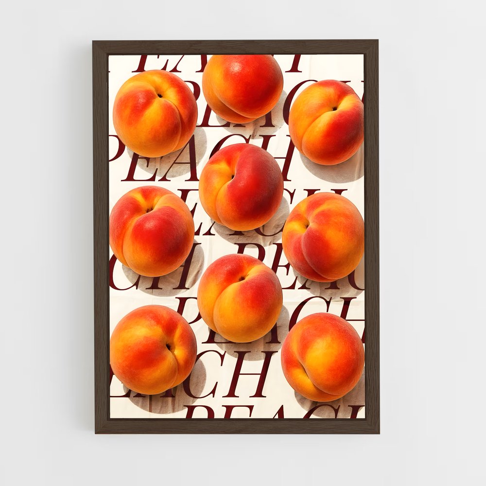 ap-peach-2 cadre Bois foncé