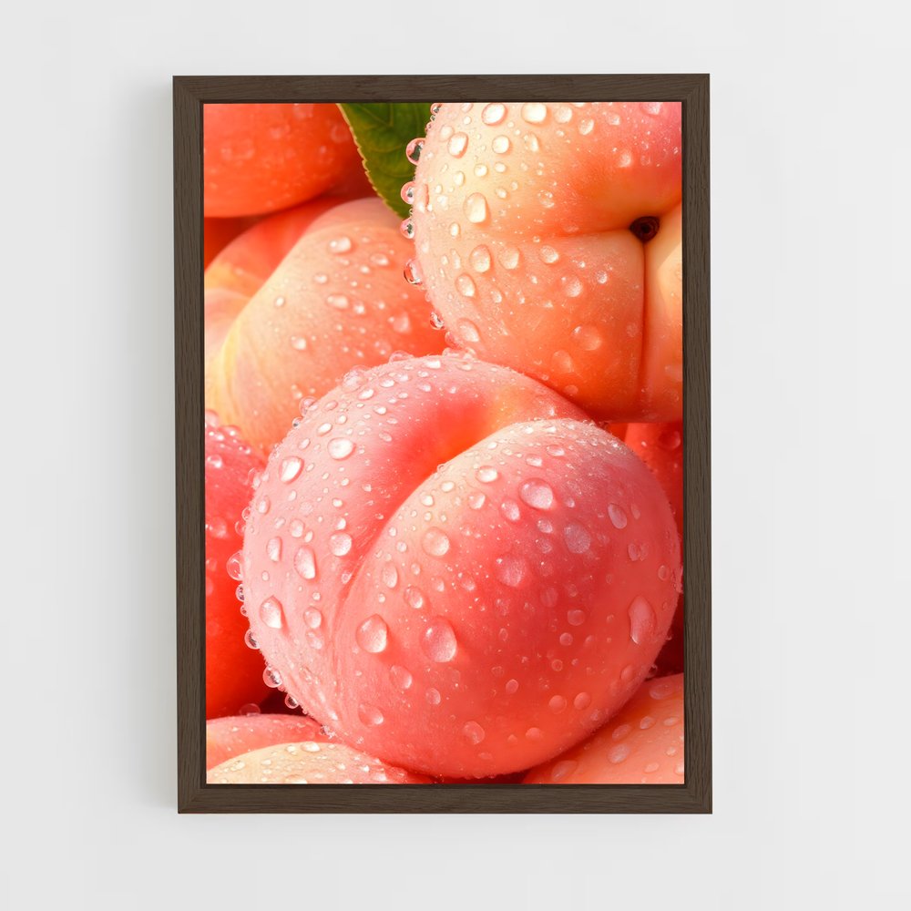 ap-peach-5 cadre Bois foncé