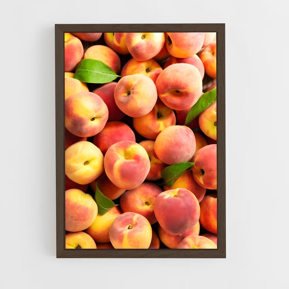 ap-peach-8 cadre Bois foncé