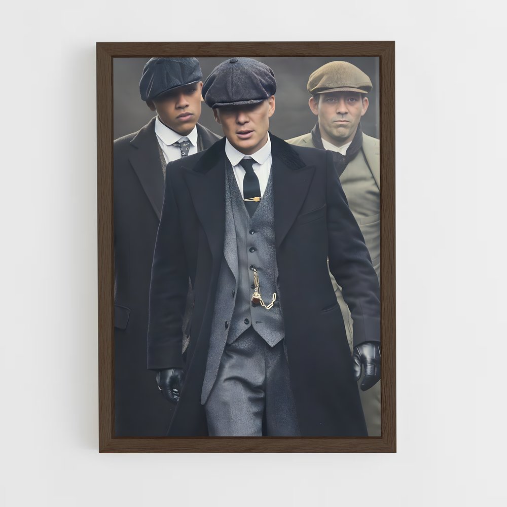 ap-peaky blinders-5 cadre Bois foncé