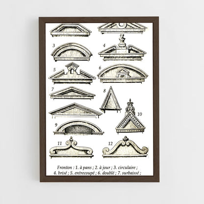 ap-pediments-1 cadre Bois foncé