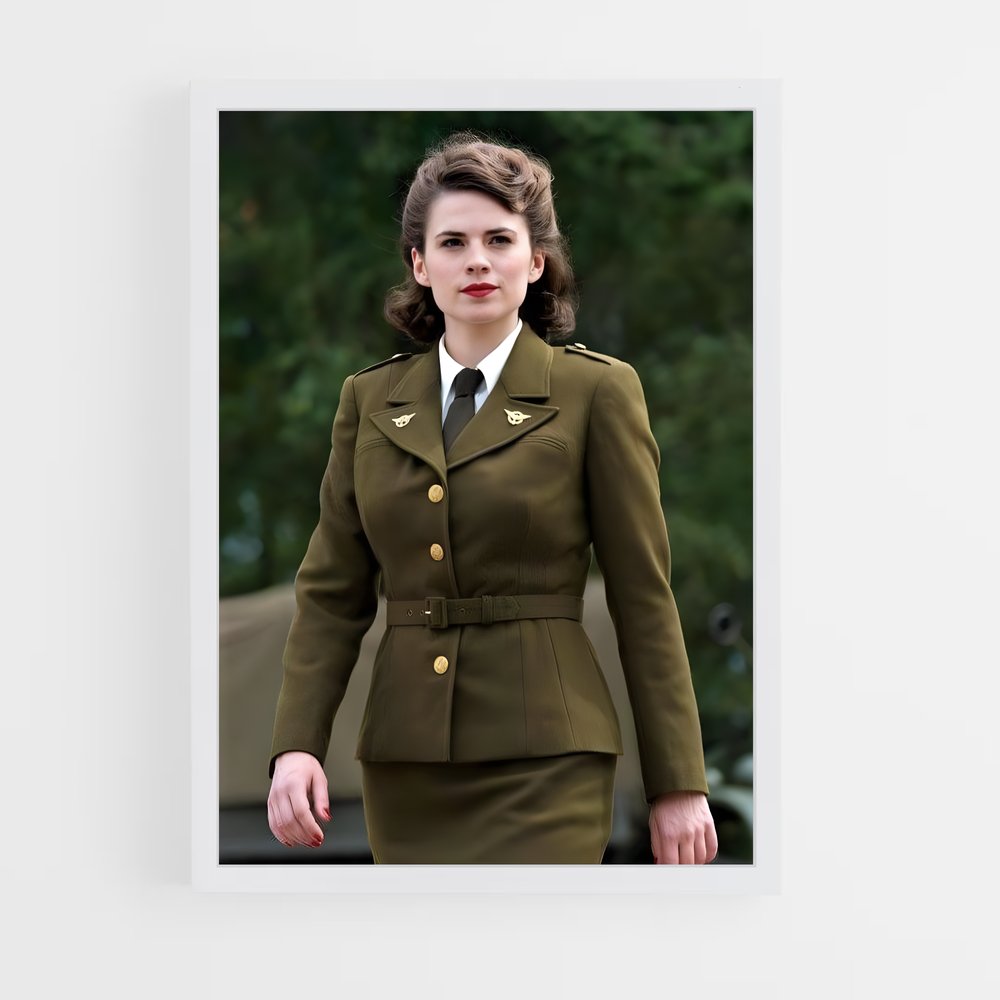 ap-peggy carter-1 cadre Blanc