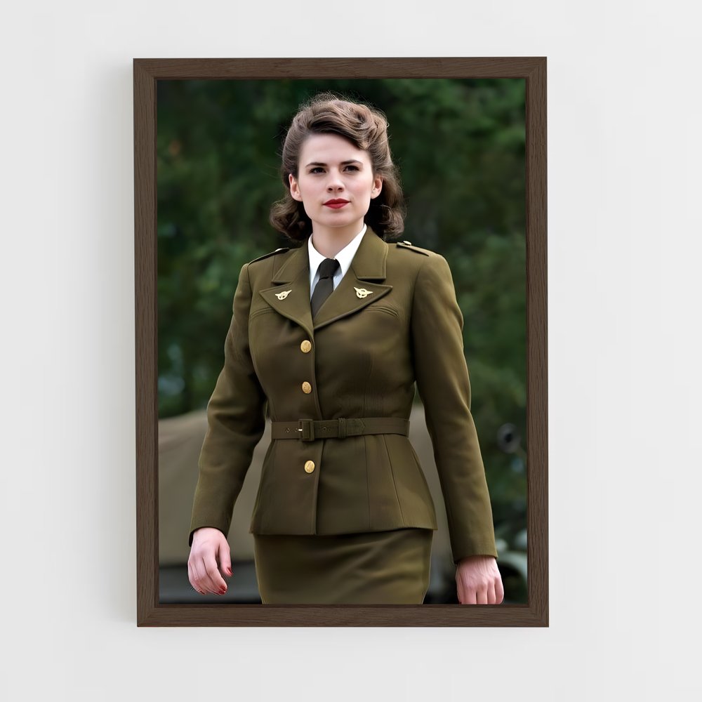 ap-peggy carter-1 cadre Bois foncé