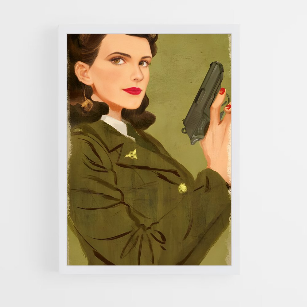 ap-peggy carter-3 cadre Blanc