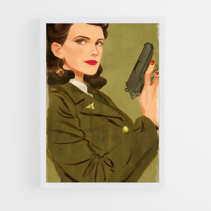 ap-peggy carter-3 cadre Blanc
