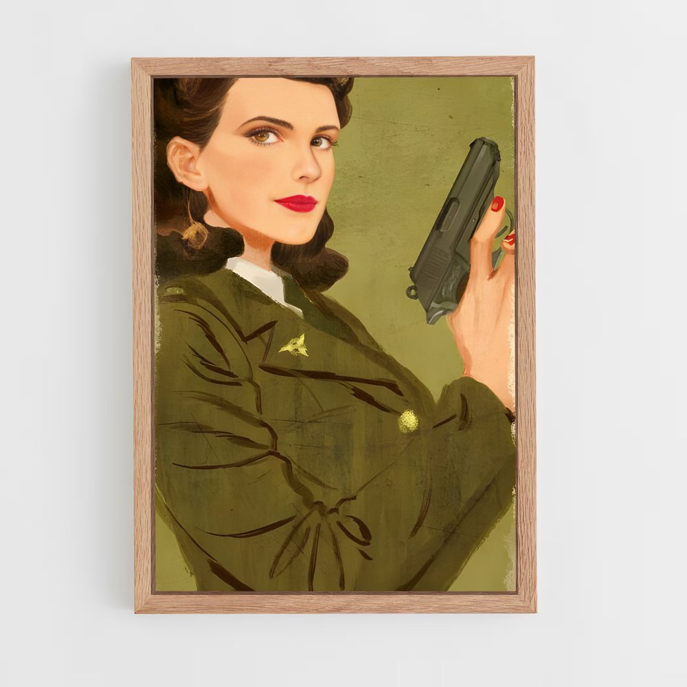 ap-peggy carter-3 cadre Bois clair