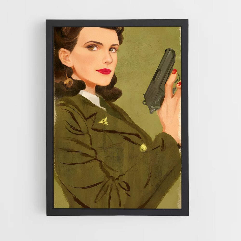 ap-peggy carter-3 cadre Noir