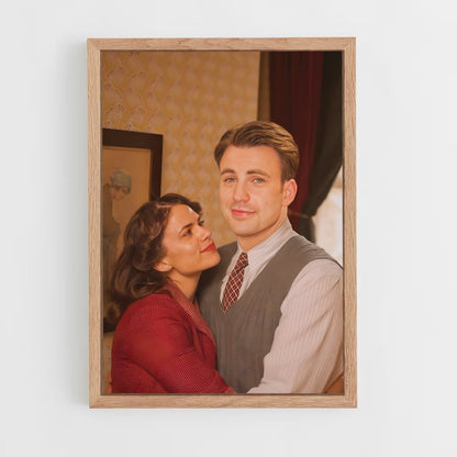 ap-peggy carter-4 cadre Bois clair