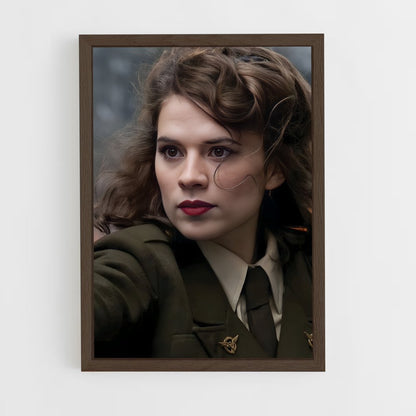 ap-peggy carter-6 cadre Bois foncé
