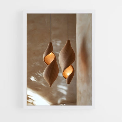 ap-pendant light-1 cadre Blanc