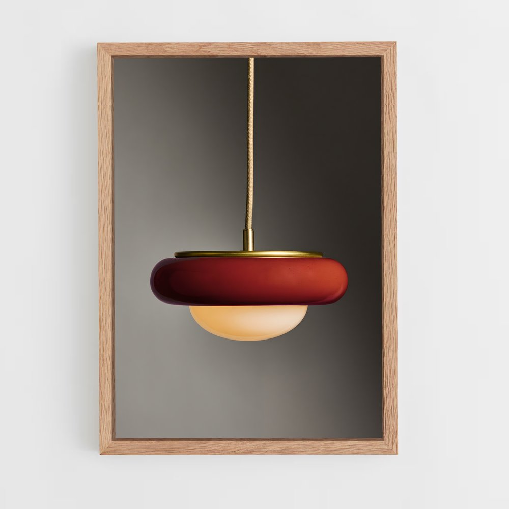 ap-pendant light-2 cadre Bois clair