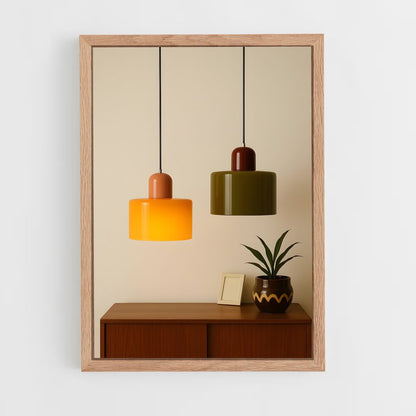 ap-pendant light-3 cadre Bois clair