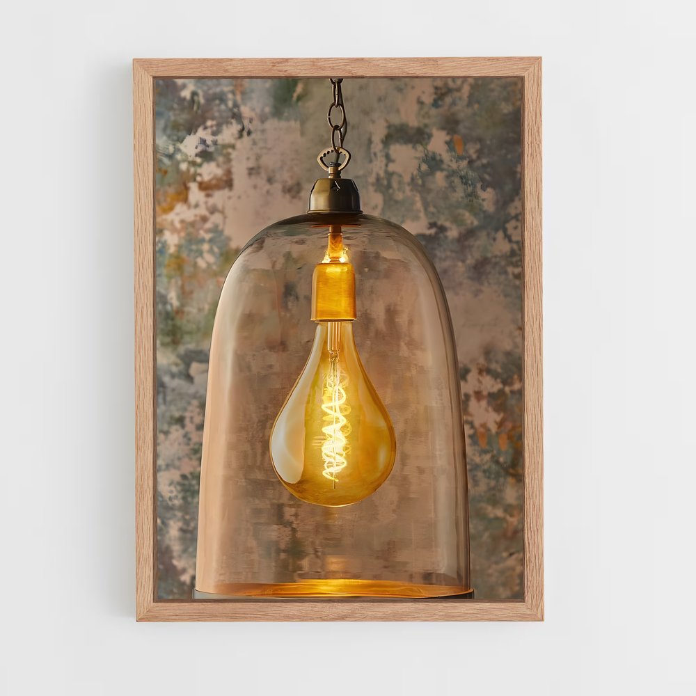 ap-pendant light-5 cadre Bois clair