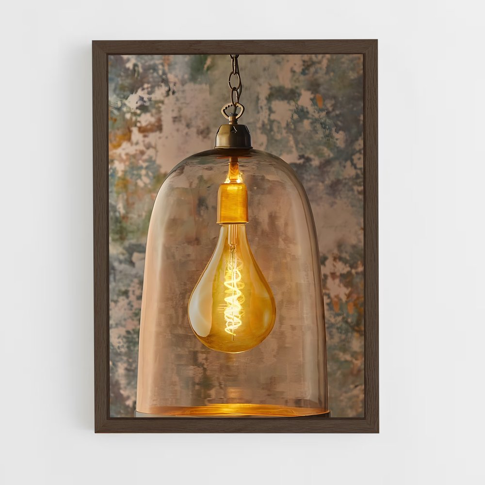 ap-pendant light-5 cadre Bois foncé