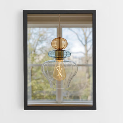 ap-pendant light-6 cadre Noir