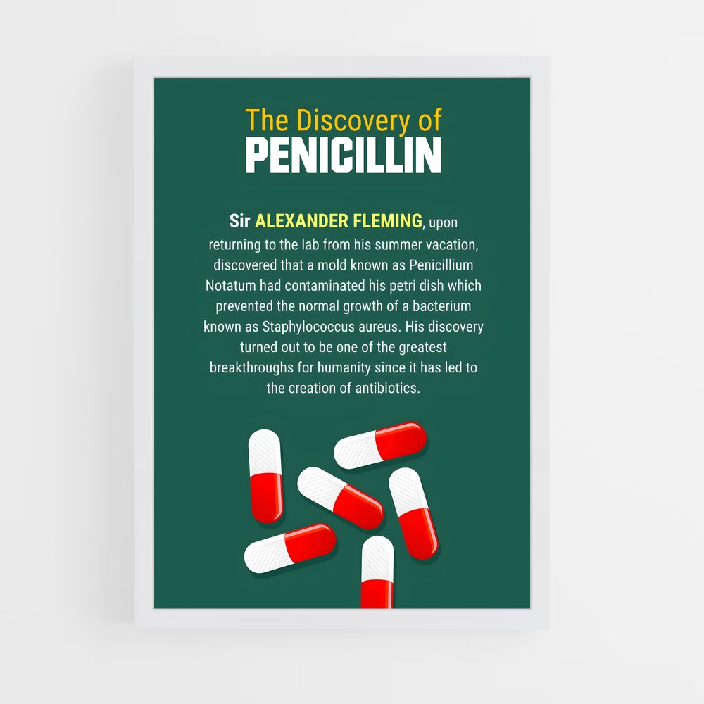 ap-penicillin discovery-1 cadre Blanc
