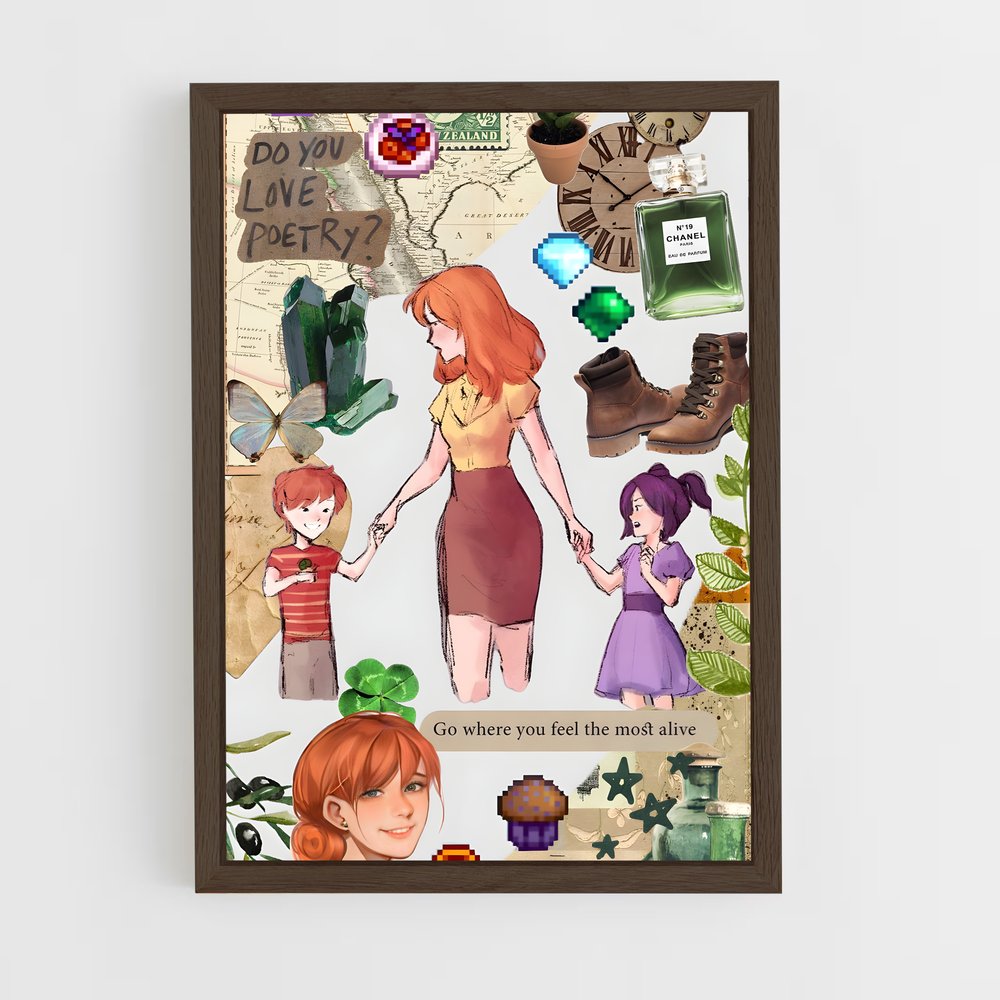 ap-penny stardew-1 cadre Bois foncé