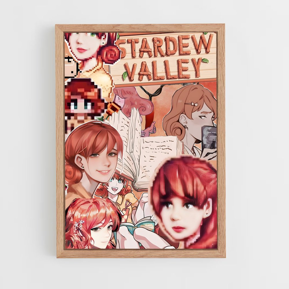 ap-penny stardew-4 cadre Bois clair