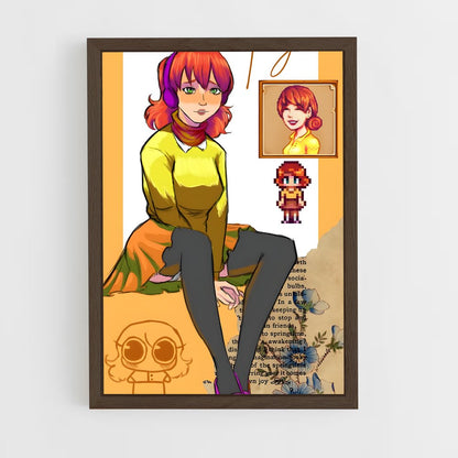 ap-penny stardew-6 cadre Bois foncé