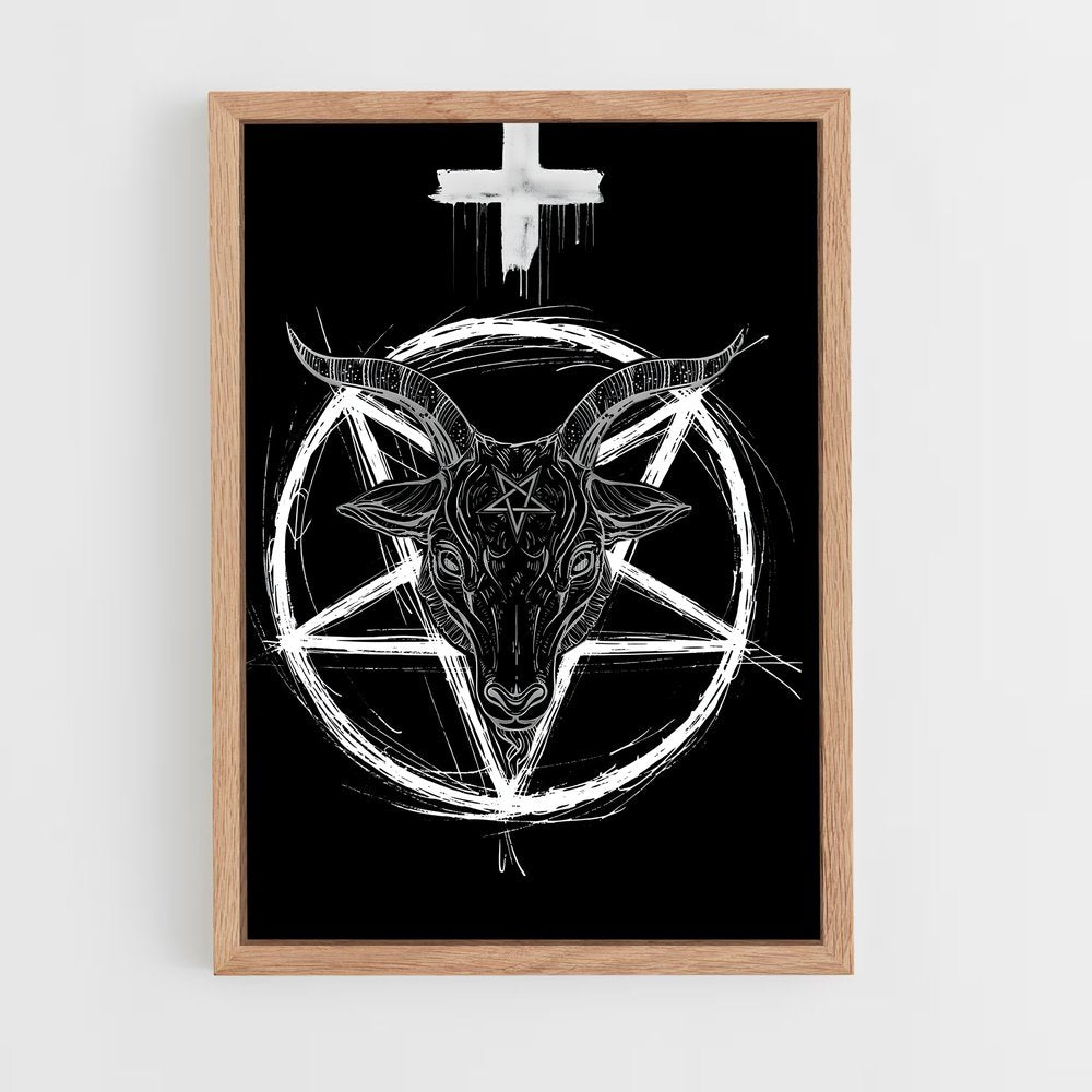 ap-pentagram-3 cadre Bois clair