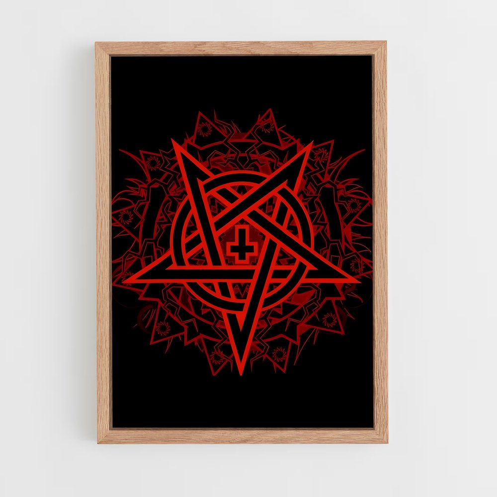 ap-pentagram-4 cadre Bois clair