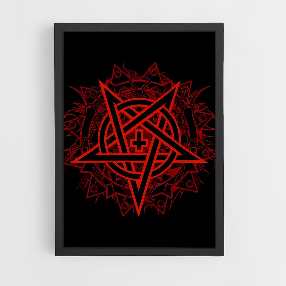 ap-pentagram-4 cadre Noir