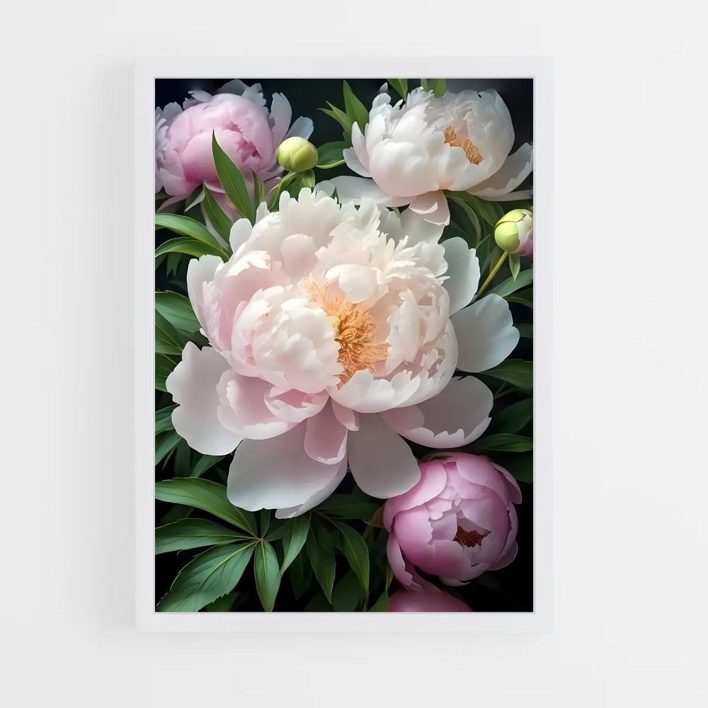 ap-peony-1 cadre Blanc
