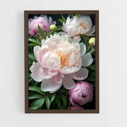 ap-peony-1 cadre Bois foncé