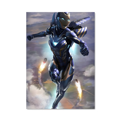 Poster Robot en Vol