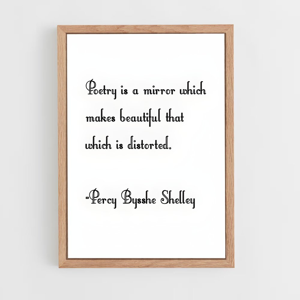 ap-percy bysshe shelley-1 cadre Bois clair