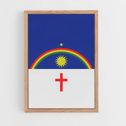 ap-pernambuco flag-2 cadre Bois clair