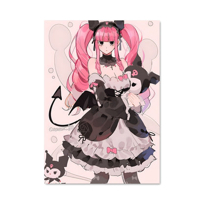 Poster La Fille et le Chat