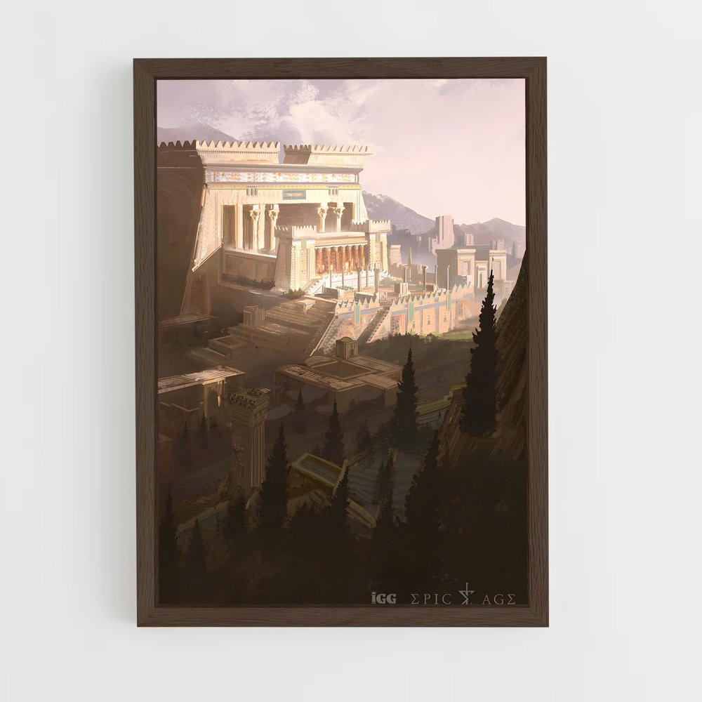 ap-persian empire-1 cadre Bois foncé