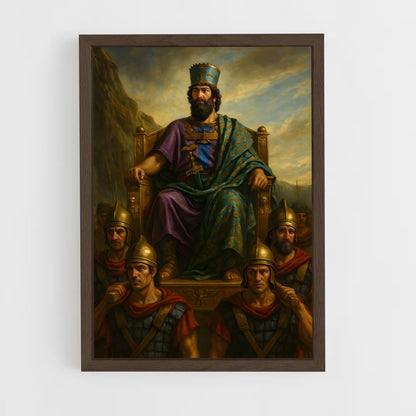 ap-persian empire-5 cadre Bois foncé