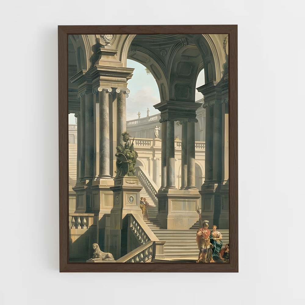 ap-perspective art-1 cadre Bois foncé