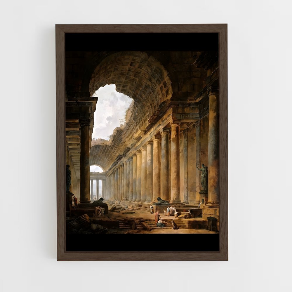 ap-perspective art-4 cadre Bois foncé