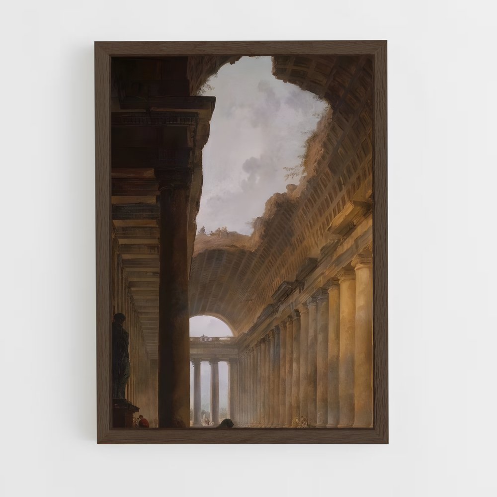 ap-perspective art-5 cadre Bois foncé