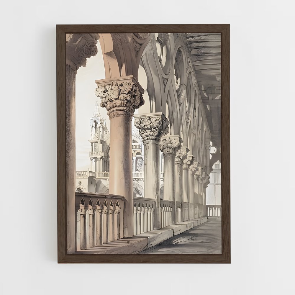 ap-perspective art-7 cadre Bois foncé