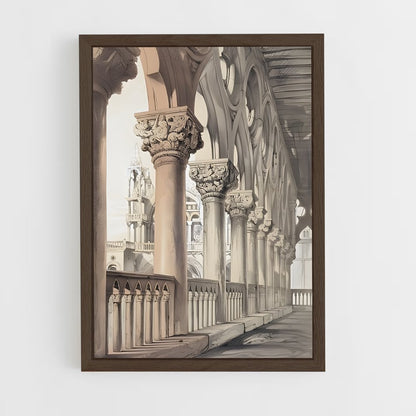 ap-perspective art-7 cadre Bois foncé