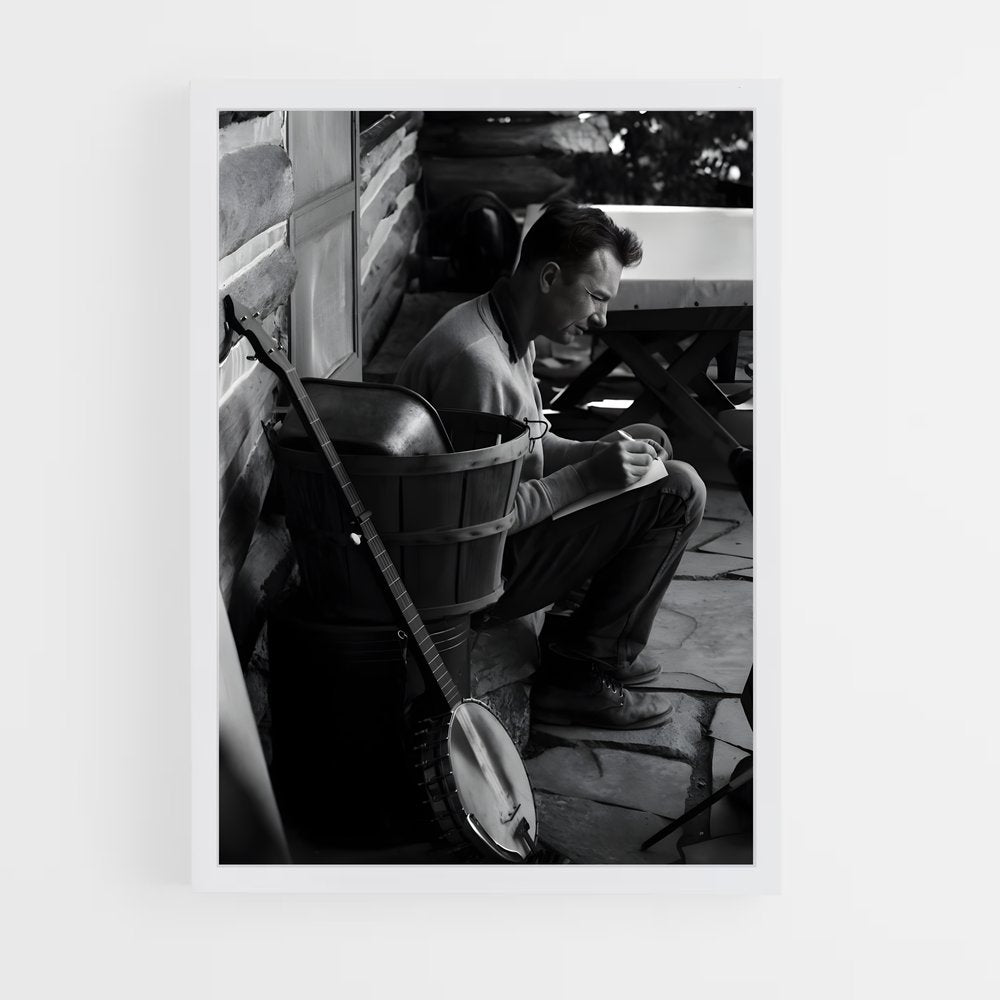 ap-pete seeger-2 cadre Blanc