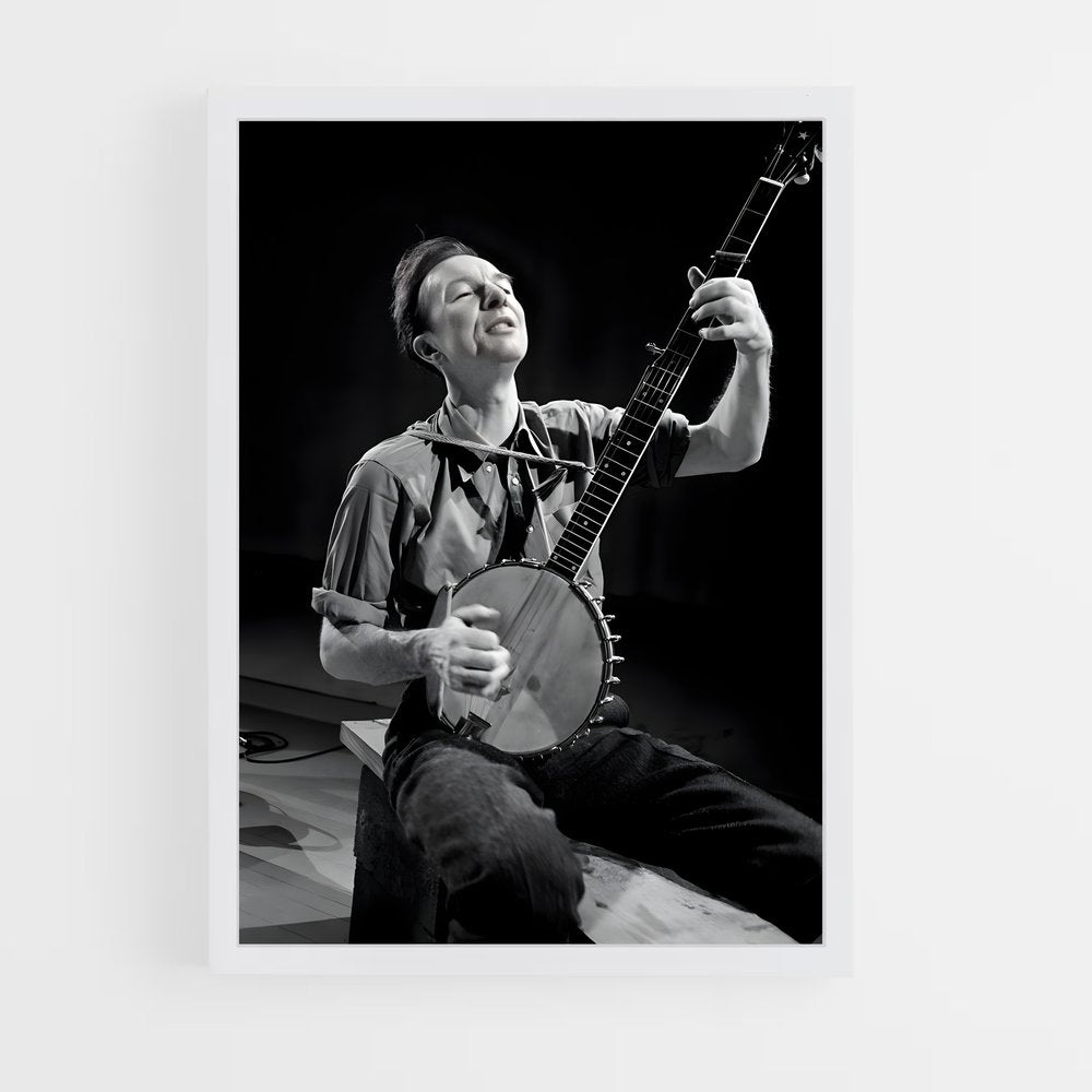 ap-pete seeger-3 cadre Blanc