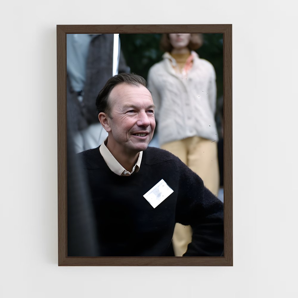 ap-pete seeger-5 cadre Bois foncé