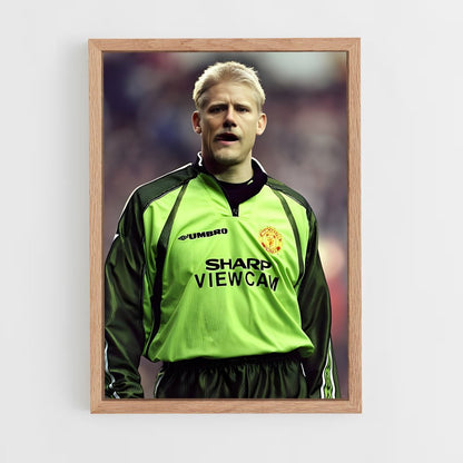 ap-peter schmeichel-1 cadre Bois clair