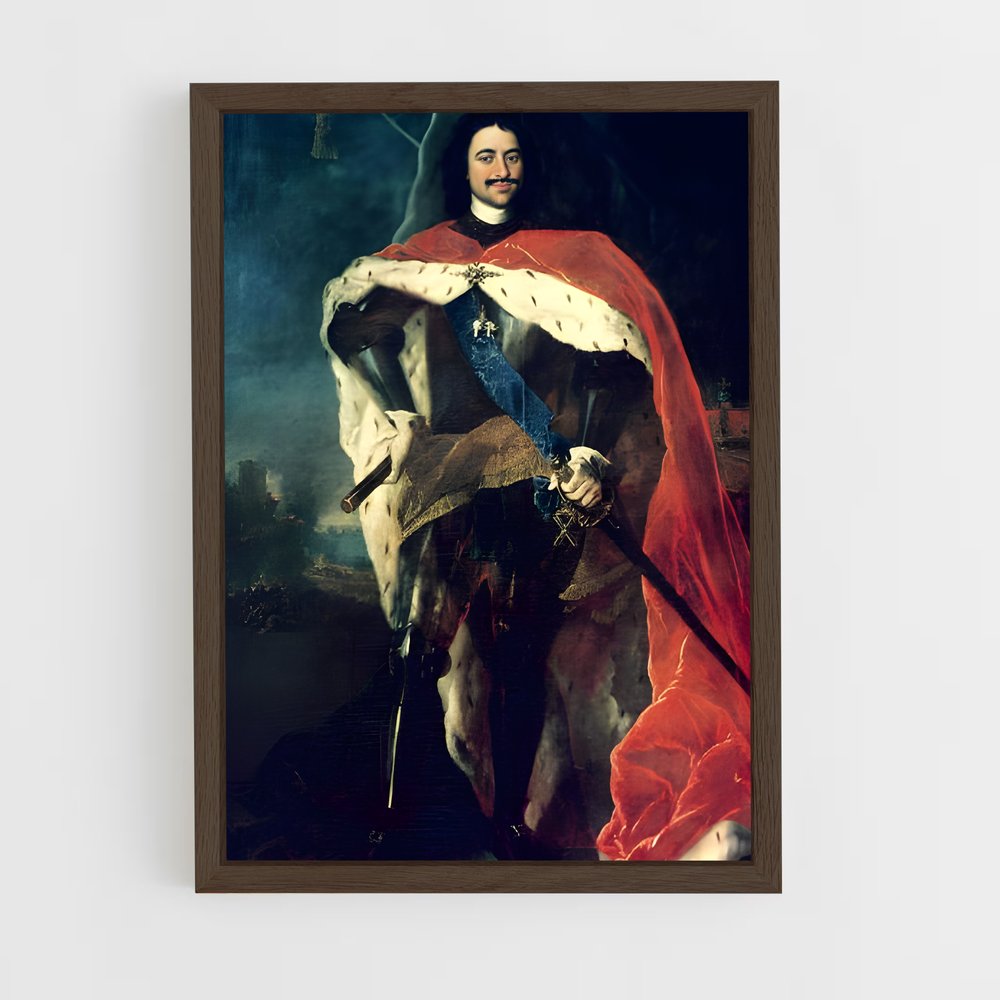 ap-peter the great-2 cadre Bois foncé