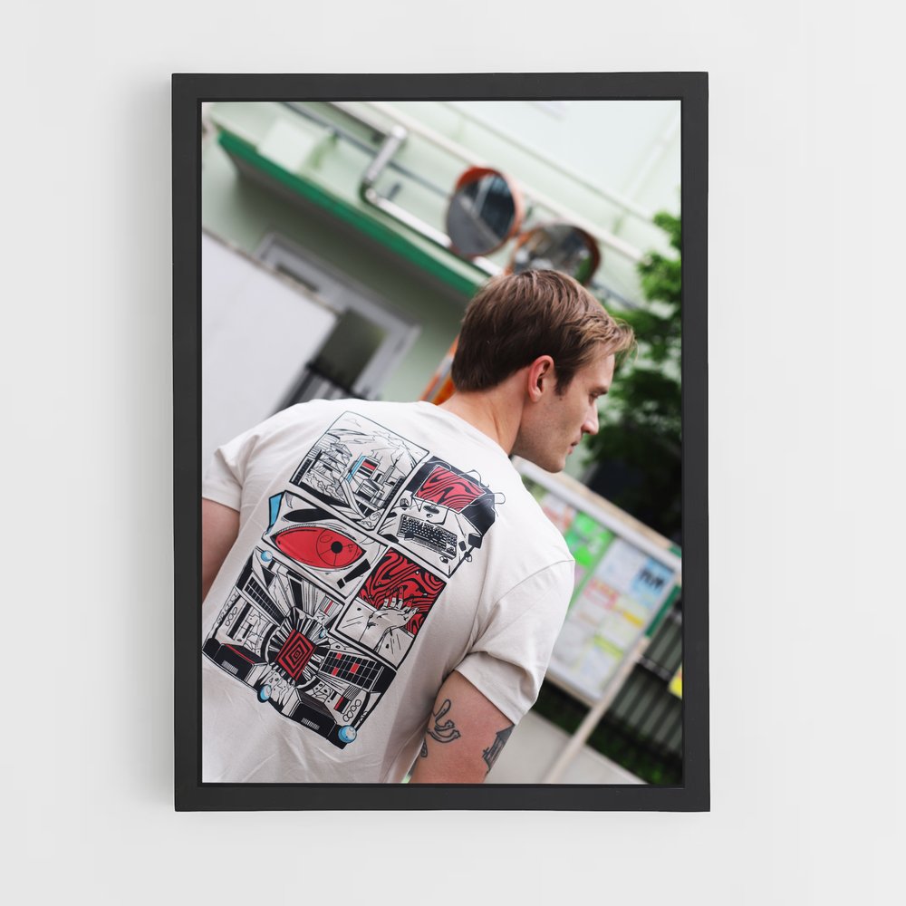 ap-pewdiepie japan-1 cadre Noir