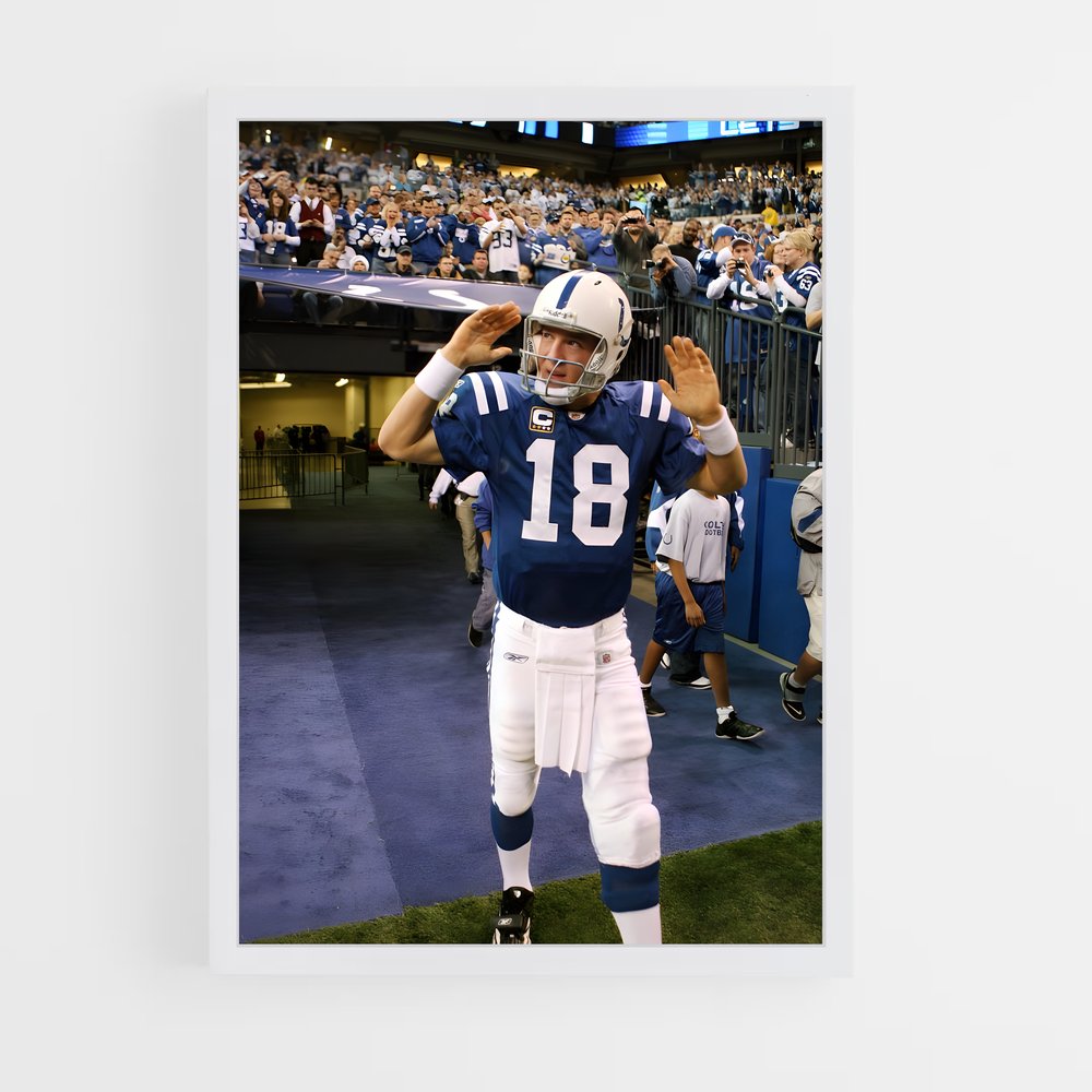 ap-peyton manning-1 cadre Blanc