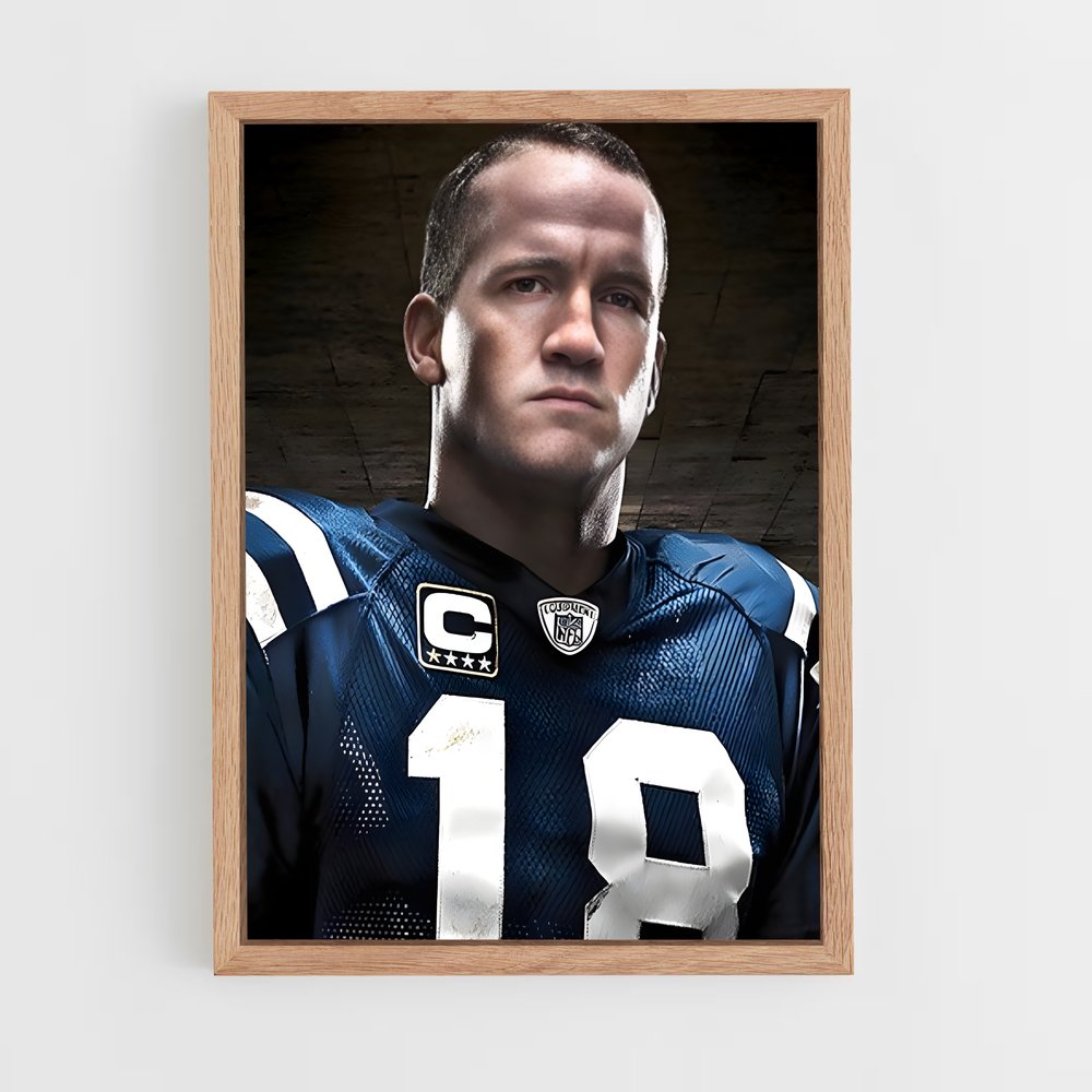 ap-peyton manning-2 cadre Bois clair