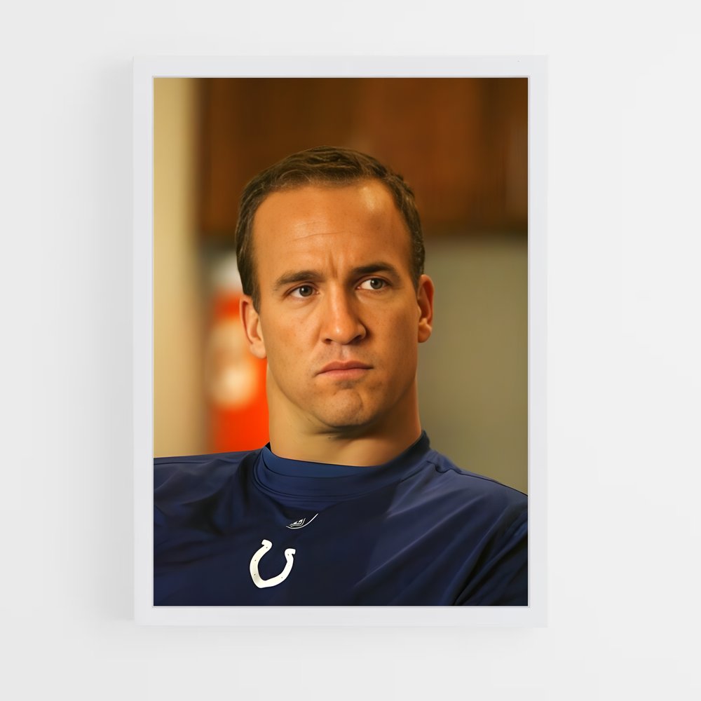 ap-peyton manning-3 cadre Blanc