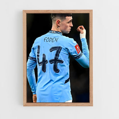 ap-phil foden-3 cadre Bois clair