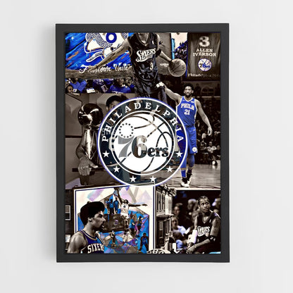ap-philadelphia 76ers-1 cadre Noir